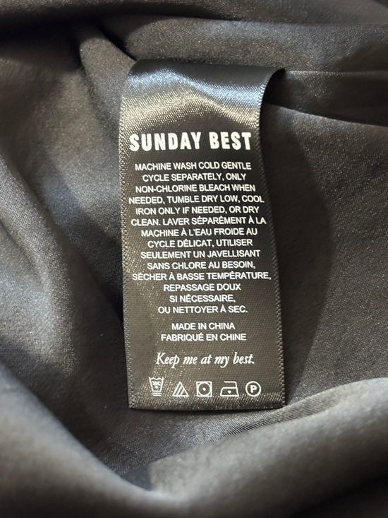 Aritzia Sunday Best Spencer Satin Dress Black Size S Cowl Neck Cocktail LBD 90s - Picture 8 of 16